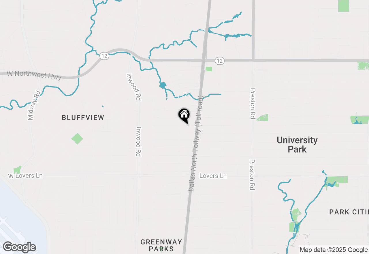 Map of 5719 Southwestern Boulevard, Dallas, TX 75209