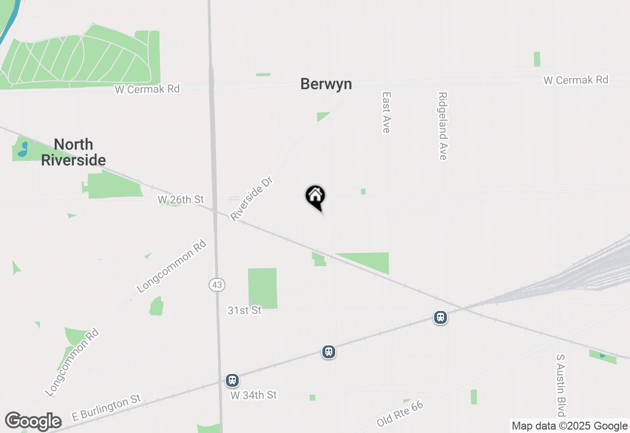 Map of 2638 Grove Avenue, Berwyn, IL 60402