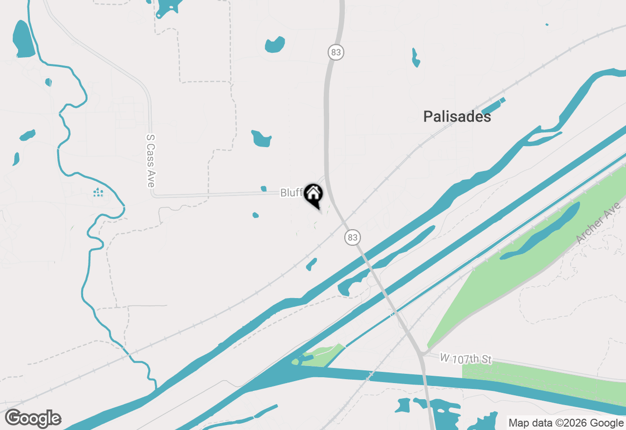 Map of 11S505 Rachael Court, Willowbrook, IL 60527