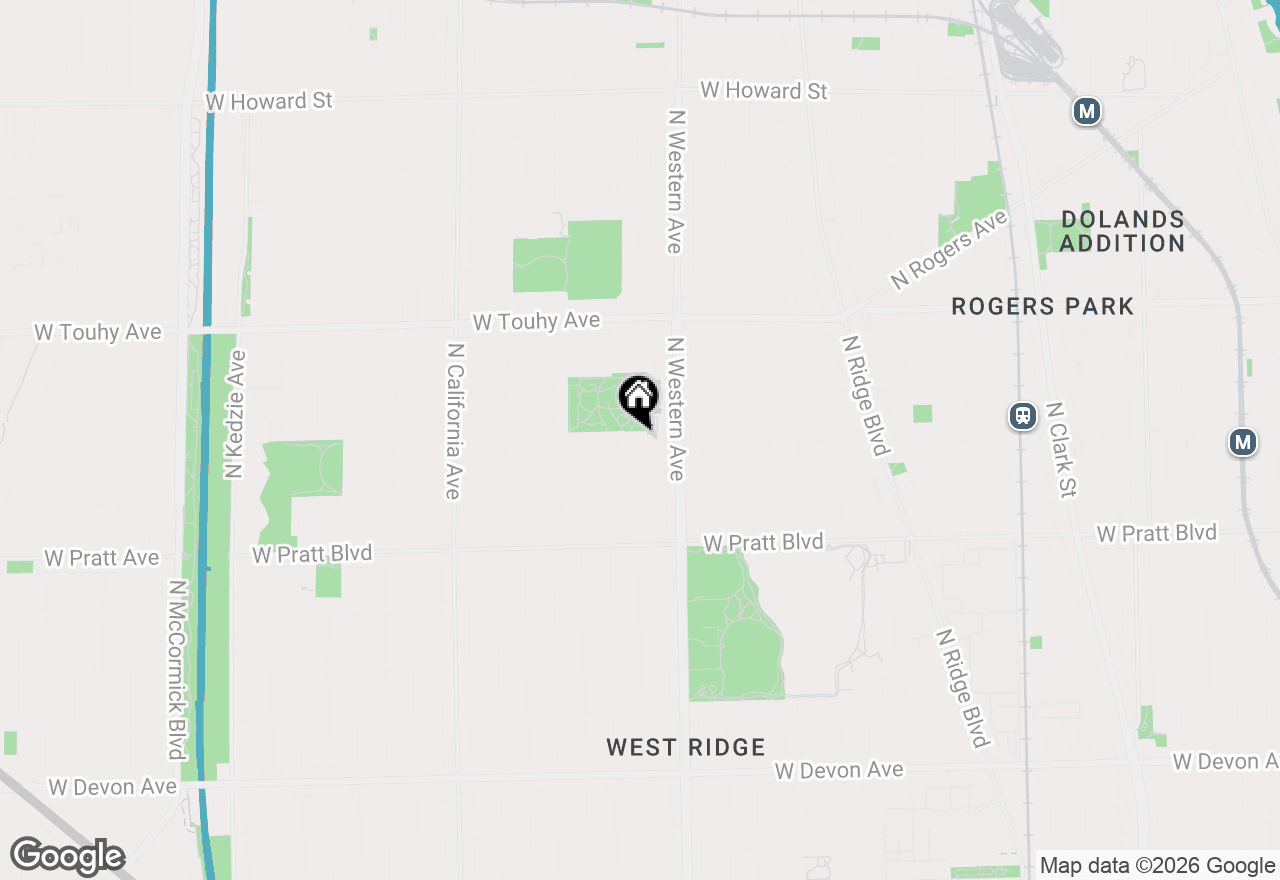 Map of 2443 W Lunt Avenue #GE, Chicago, IL 60645