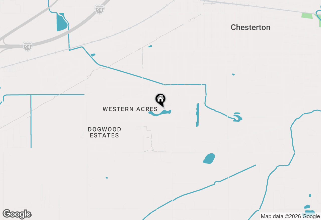 Map of 2023 Hawthorne Lane, Chesterton, IN 46304