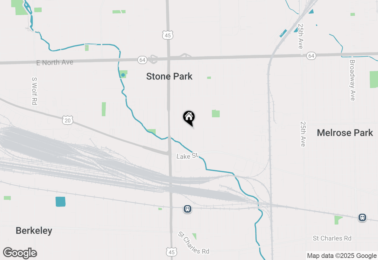 Map of 1553 N 39th Avenue, Stone Park, IL 60165