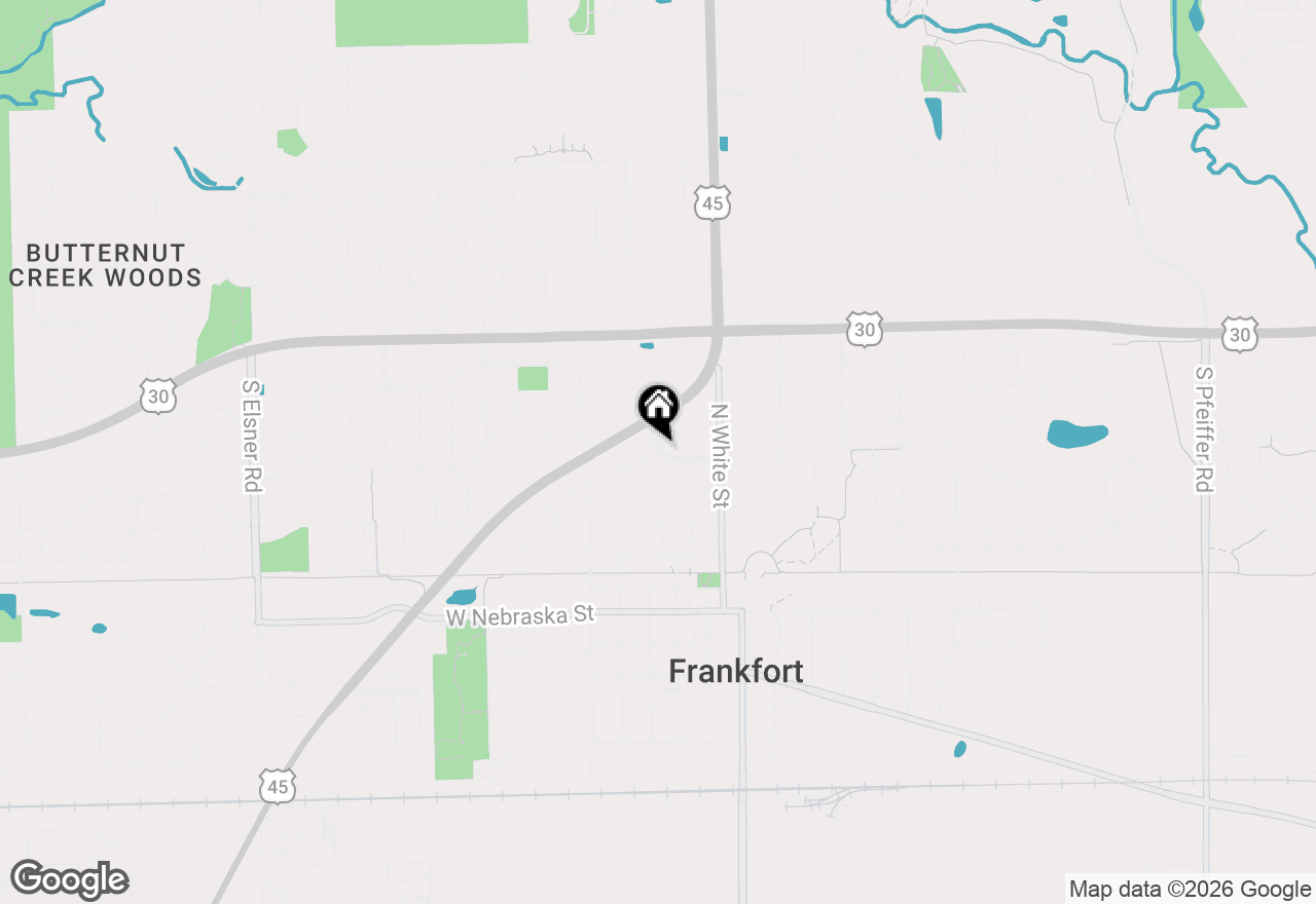 Map of 9730 Folkers Drive, Frankfort, IL 60423