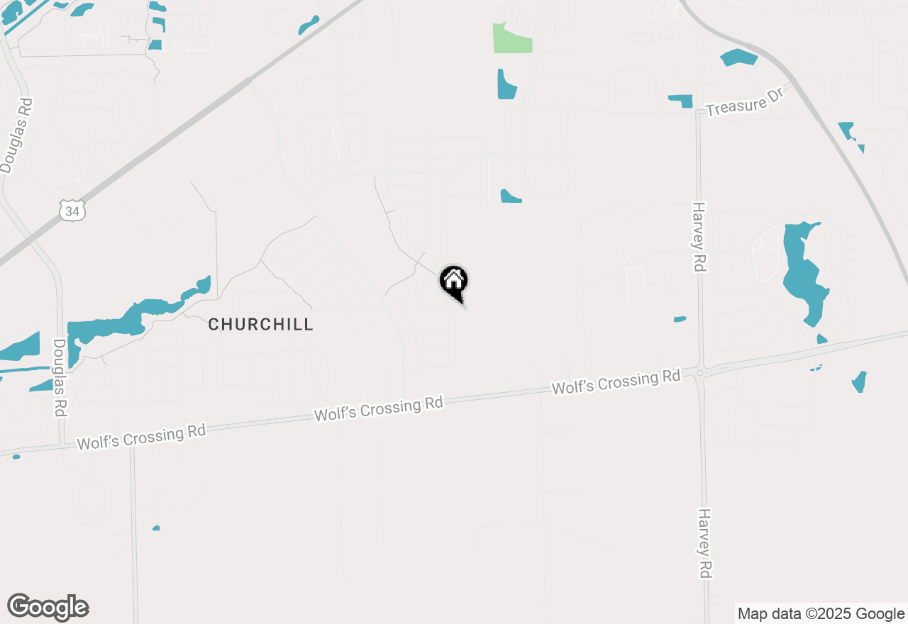 Map of 496 Majestic Lane, Oswego, IL 60543