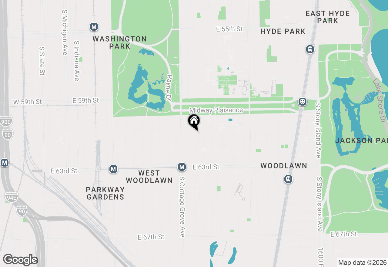 Map of 901 E 61st Street, Chicago, IL 60637