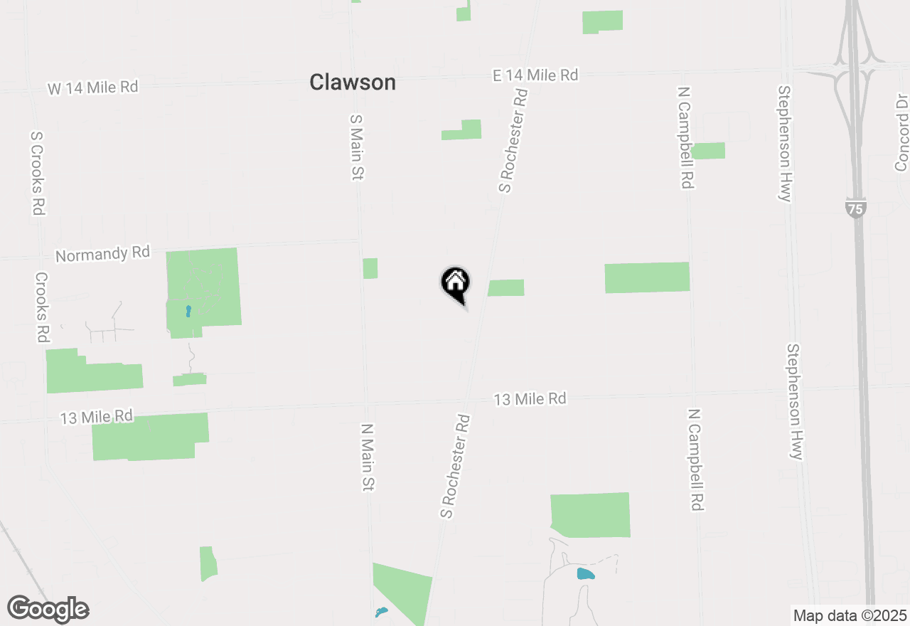 Map of 409 Englewood Avenue, Royal Oak, MI 48073