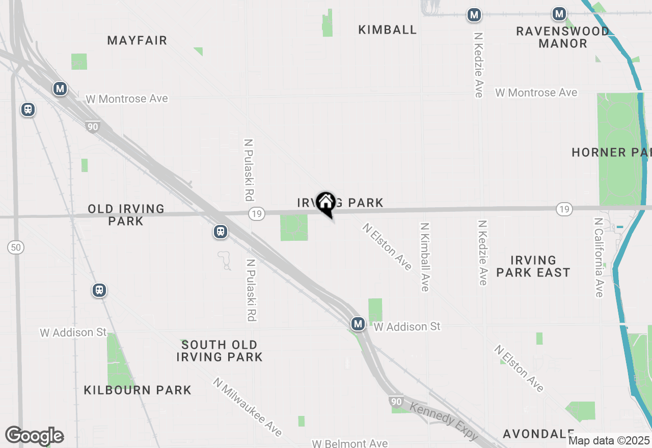 Map of 3935 N Ridgeway Avenue, Chicago, IL 60618