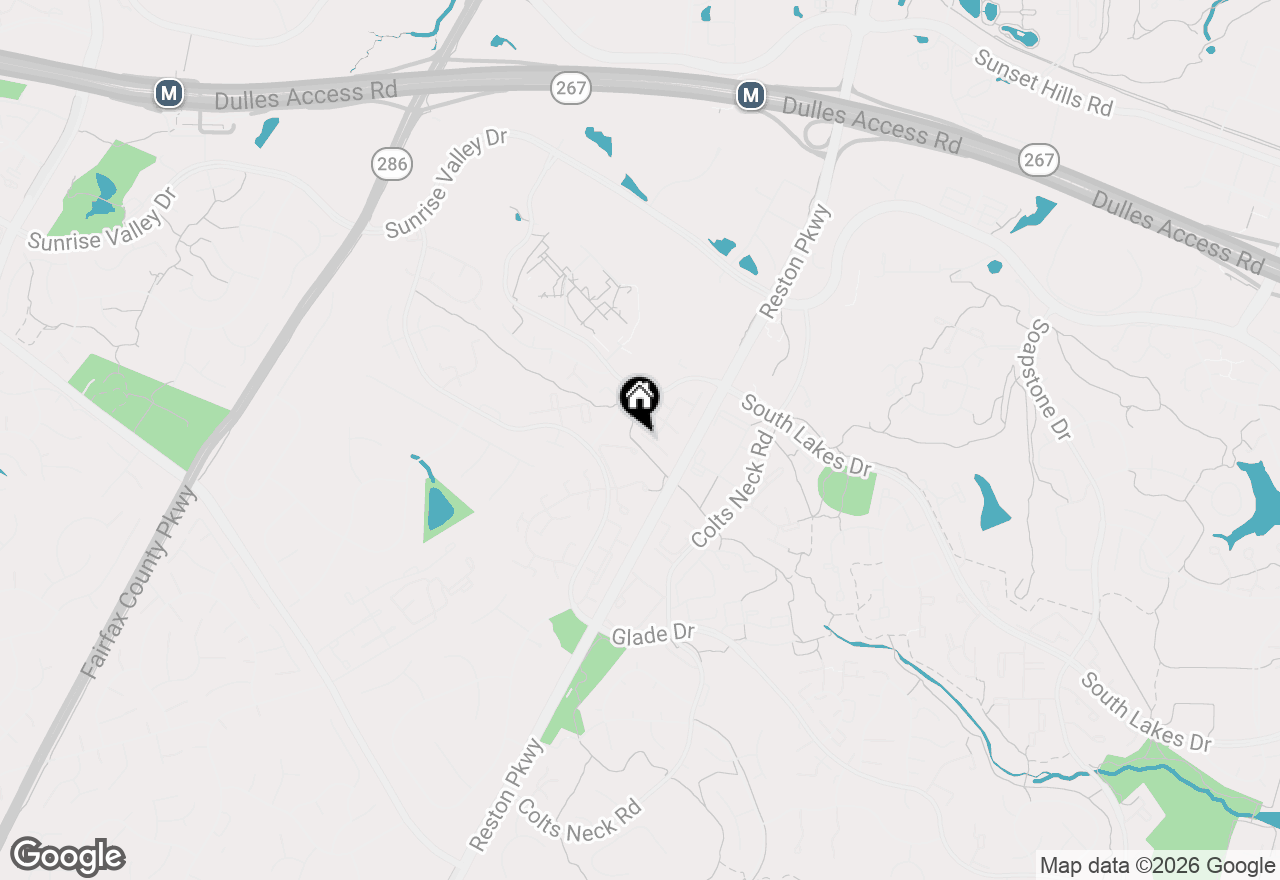 Map of 2412 Southgate Square, Reston, VA 20191