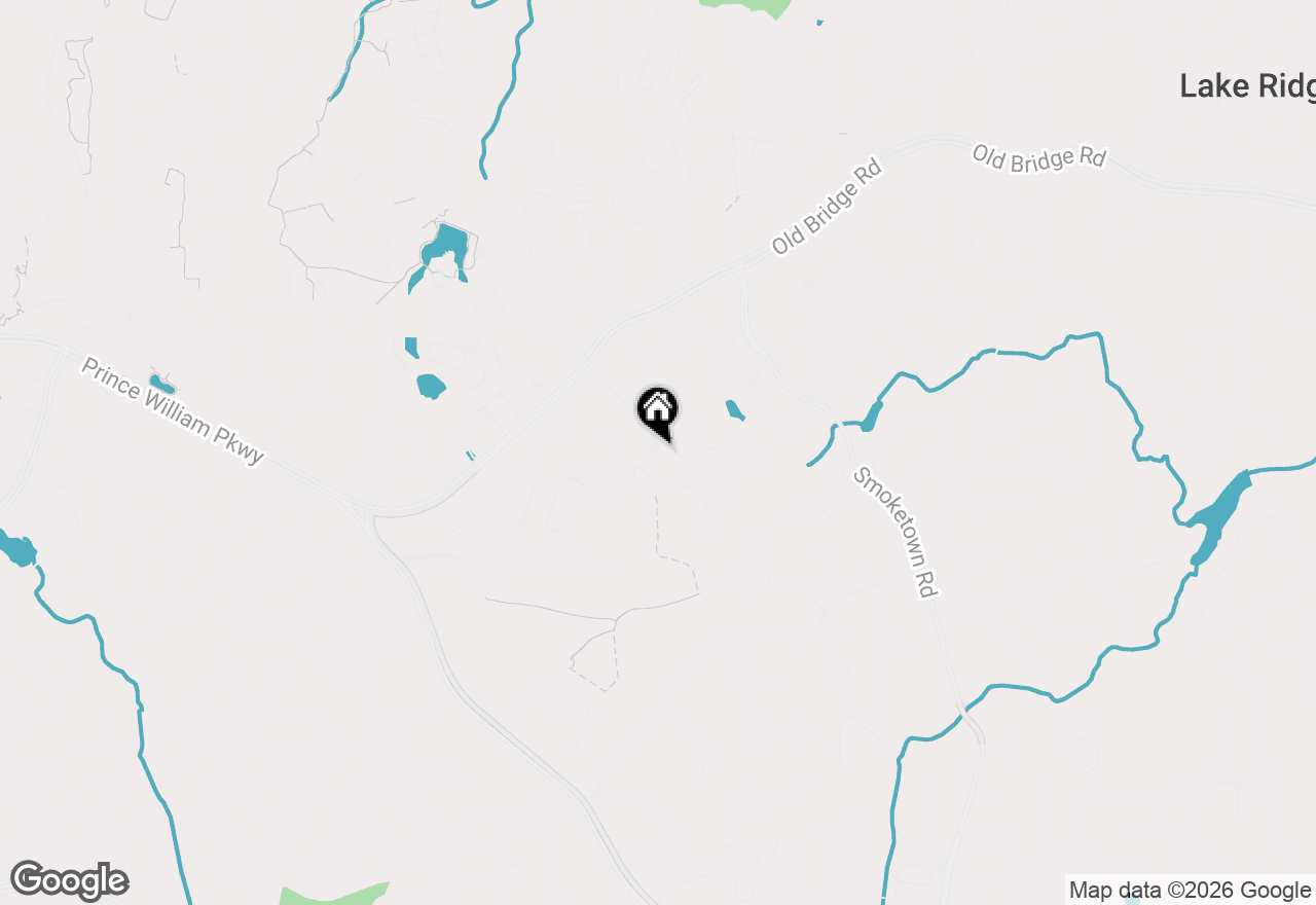 Map of 12801 Rockwood Lane, Woodbridge, VA 22192
