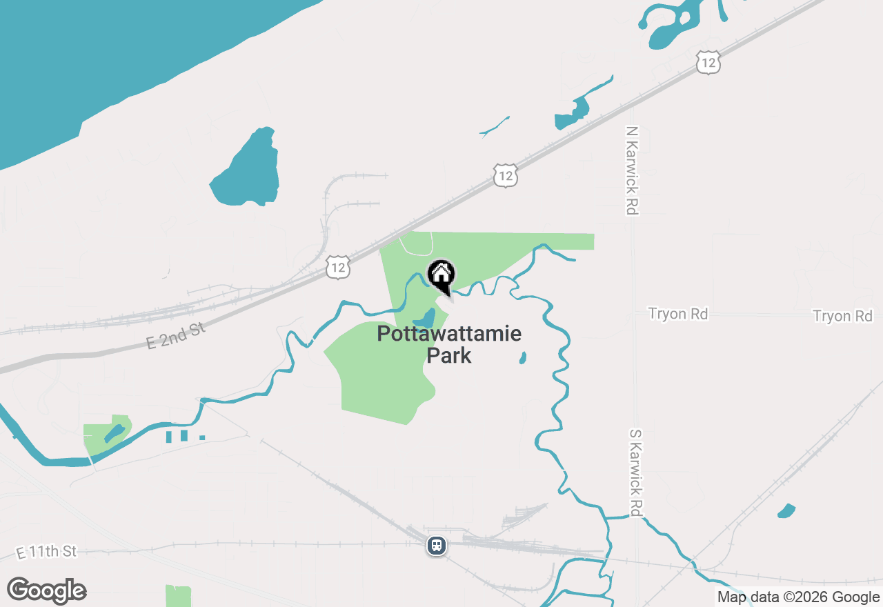 Map of 104 Keyo Drive, Michigan City, IN 46360