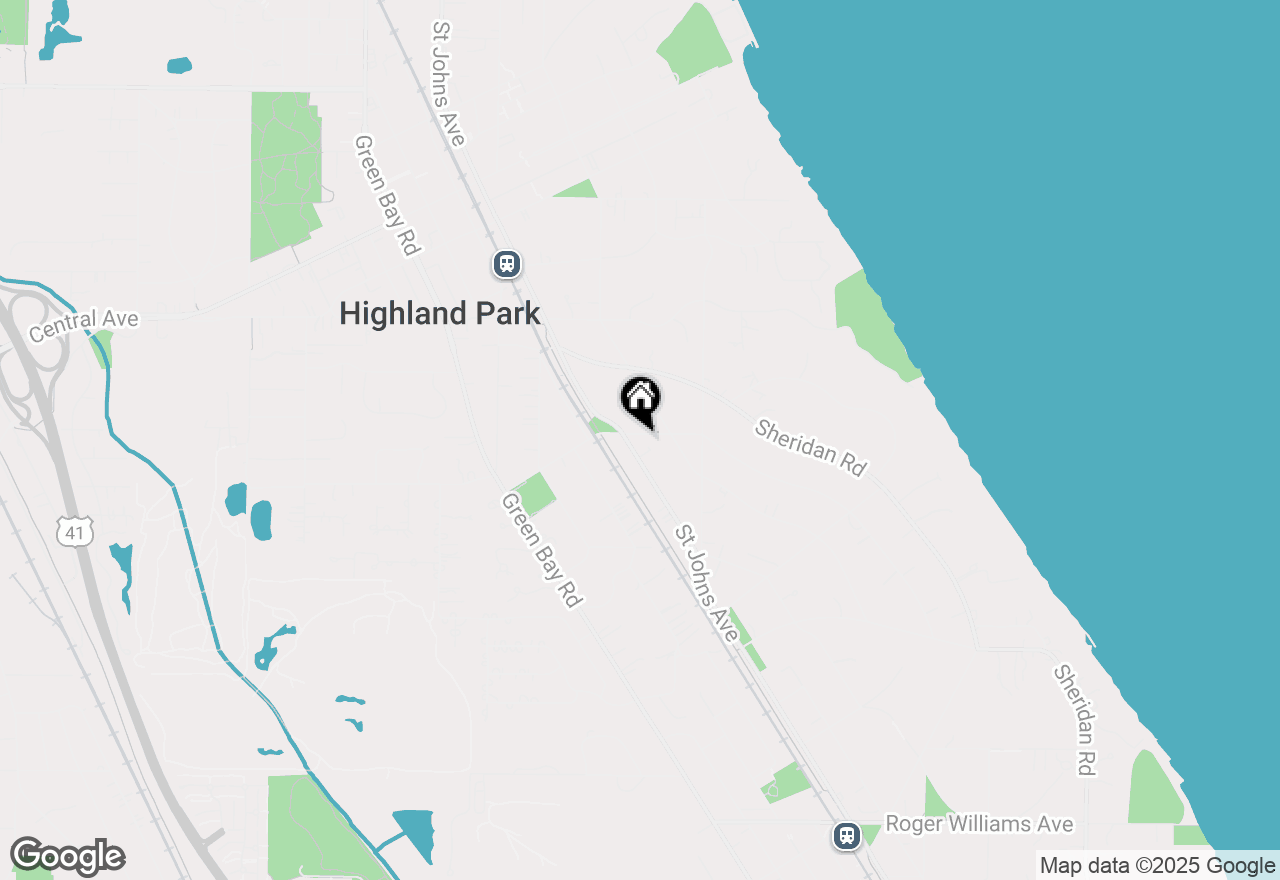 Map of 500 Lincoln Avenue, Highland Park, IL 60035