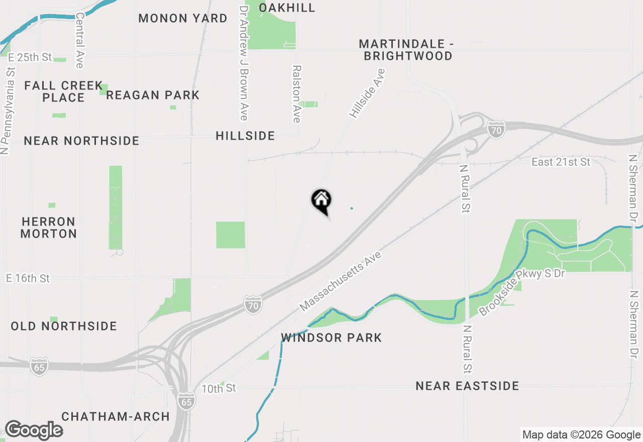 Map of 1827 Tallman Avenue, Indianapolis, IN 46218