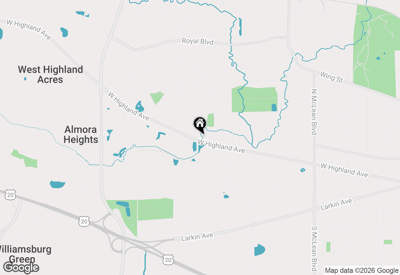 Map of 305 N Airlite Street #A, Elgin, IL 60123