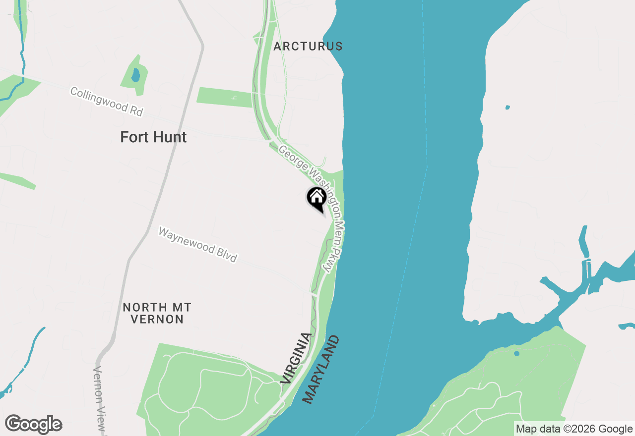 Map of 823 Neal Drive, Alexandria, VA 22308