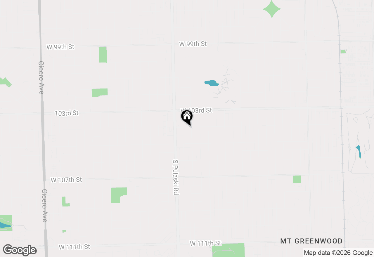 Map of 3915 W 104th Street, Chicago, IL 60655