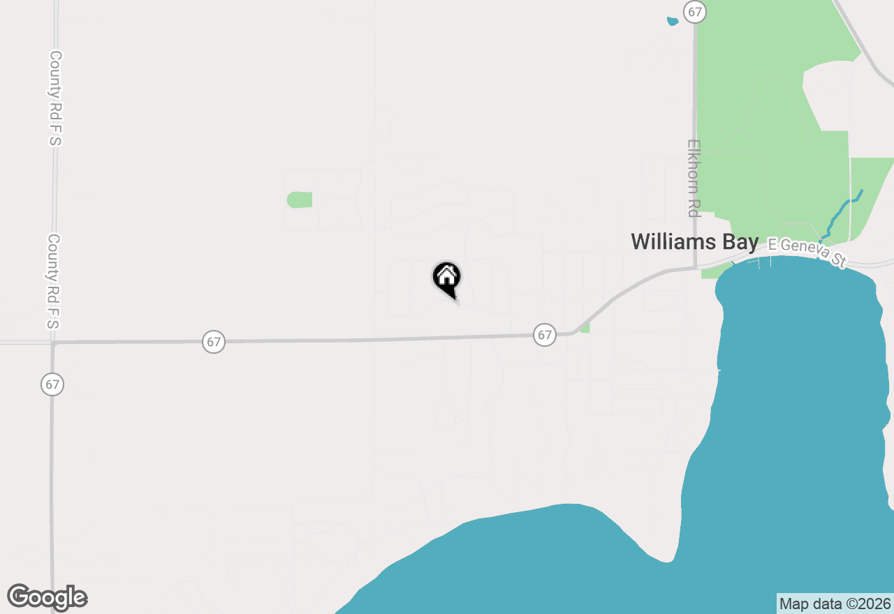 Map of 371 Frost Dr, Williams Bay, WI 53191