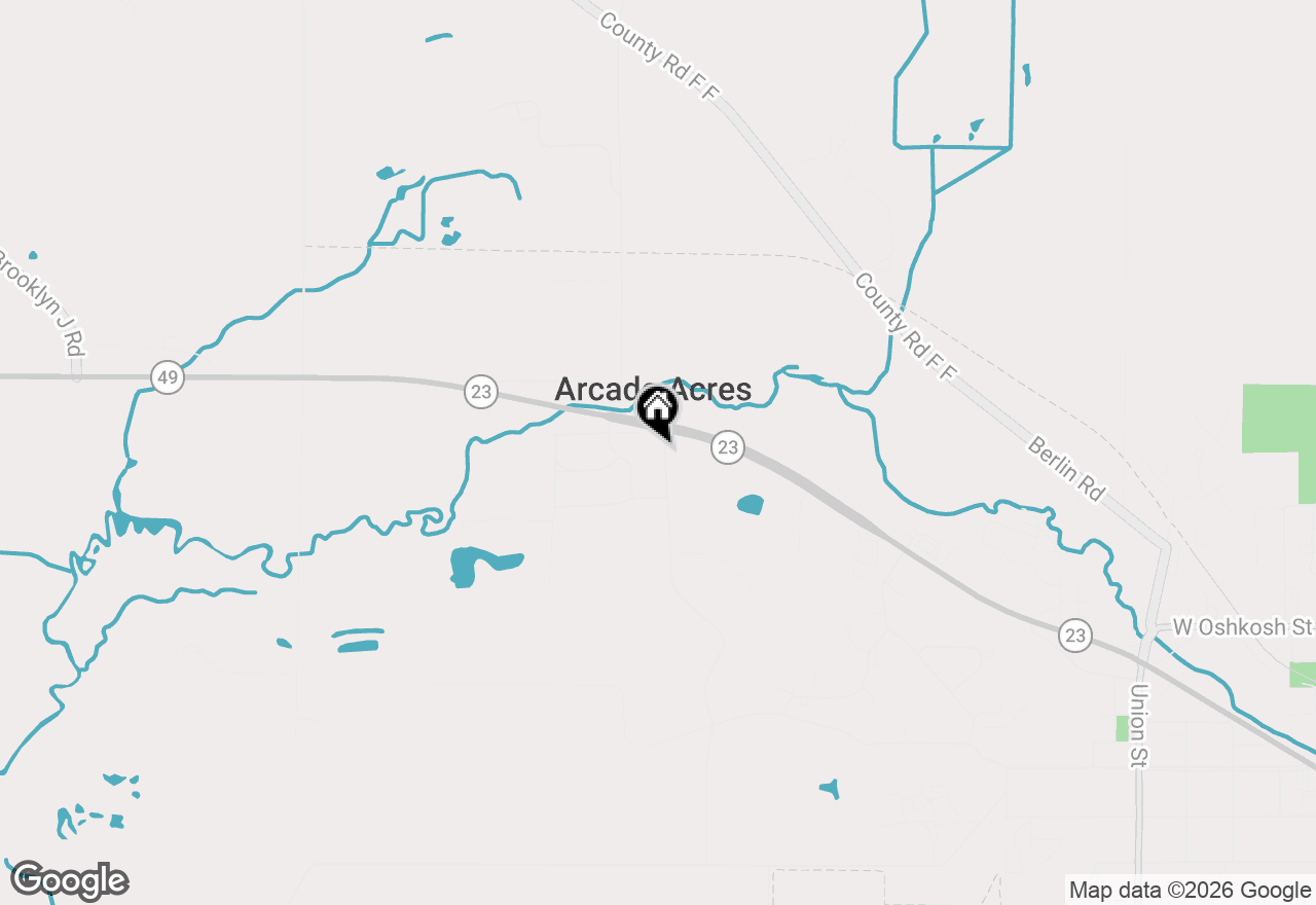 Map of 14 Arcade Glen Road, Ripon, WI 54971
