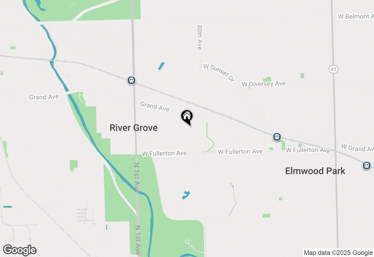 Map of 2525 Davisson Street, River Grove, IL 60171