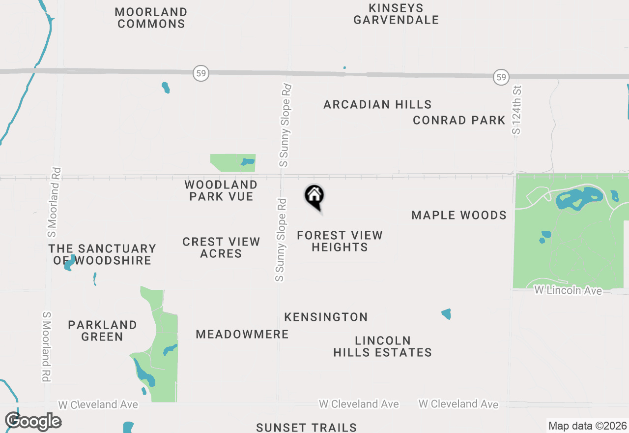 Map of 13780 W Graham St, New Berlin, WI 53151