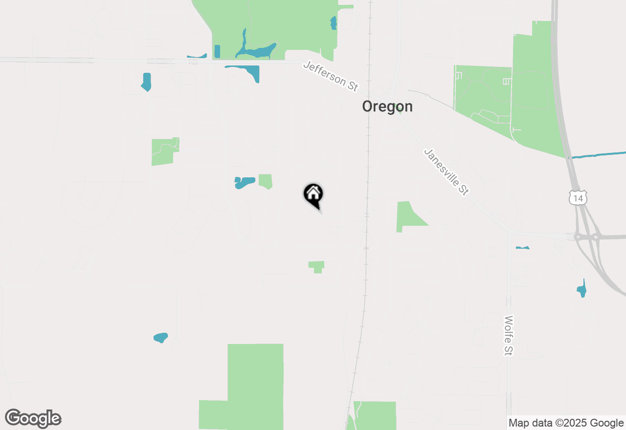 Map of 452 Lisa Court, Oregon, WI 53575