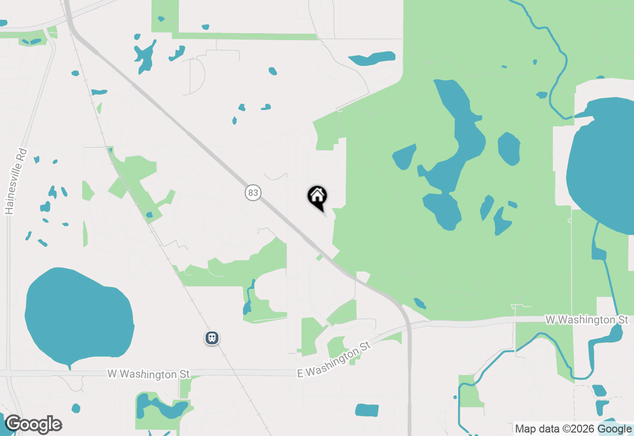 Map of 1378 Belle Haven Drive, Grayslake, IL 60030