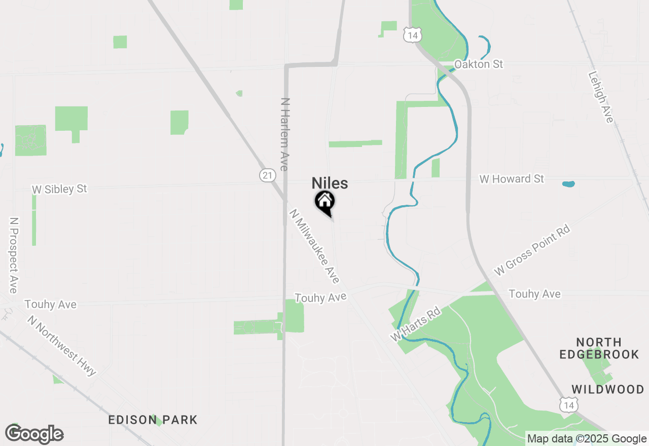 Map of 7450 Waukegan Road #206, Niles, IL 60714