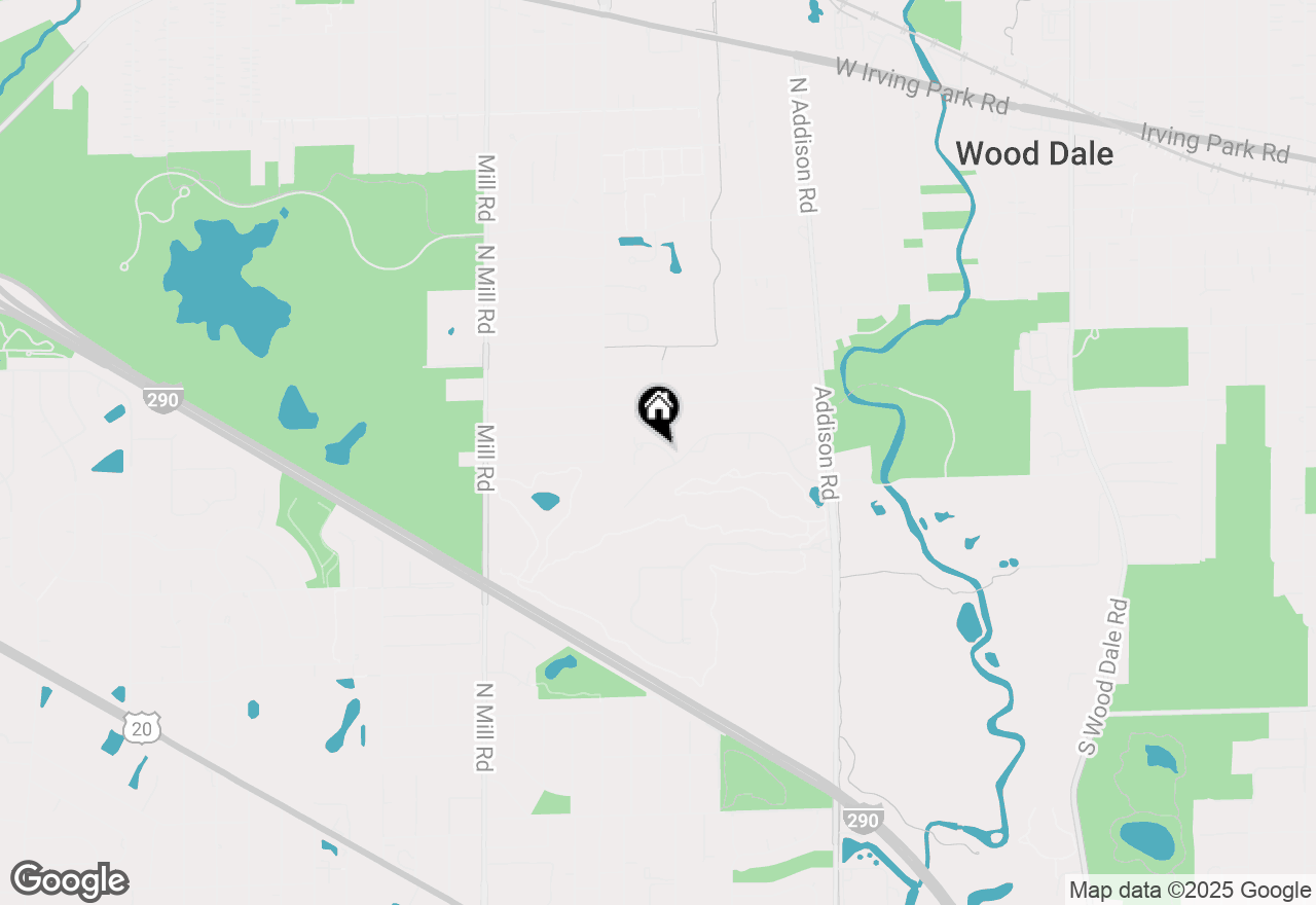 Map of 686 Catherine Court #C, Wood Dale, IL 60191