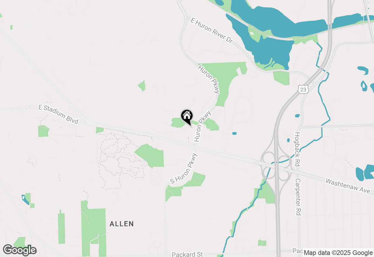 Map of 3142 Asher Road, Ann Arbor, MI 48104