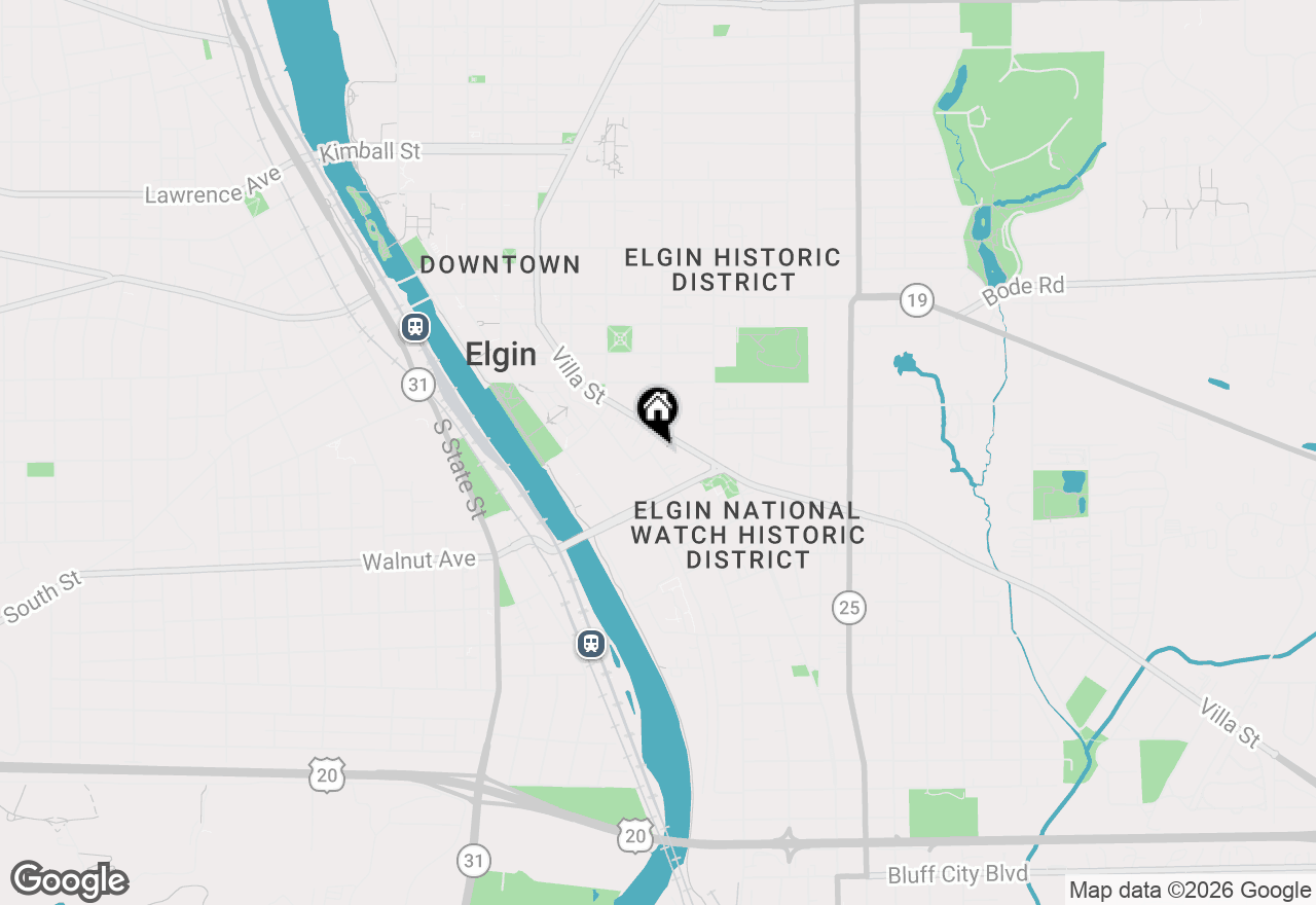 Map of 277 Gifford Place, Elgin, IL 60120