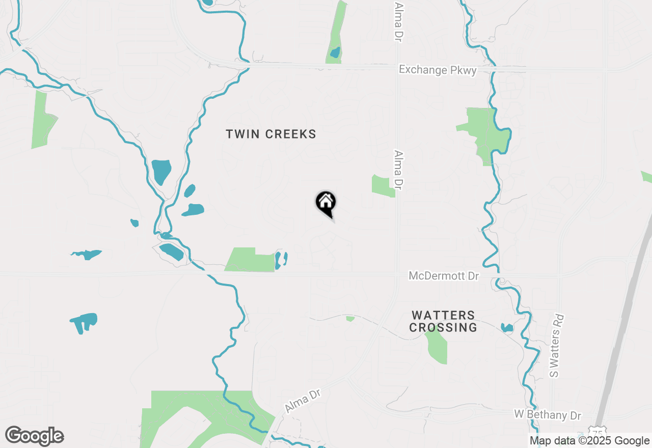 Map of 321 Beacon Hill Drive, Allen, TX 75013