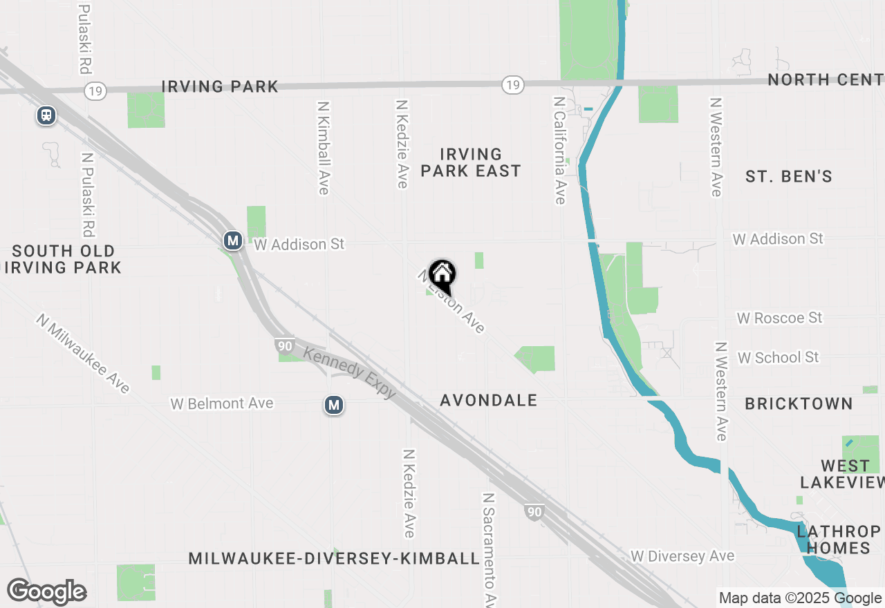 Map of 3432 N Albany Avenue, Chicago, IL 60618