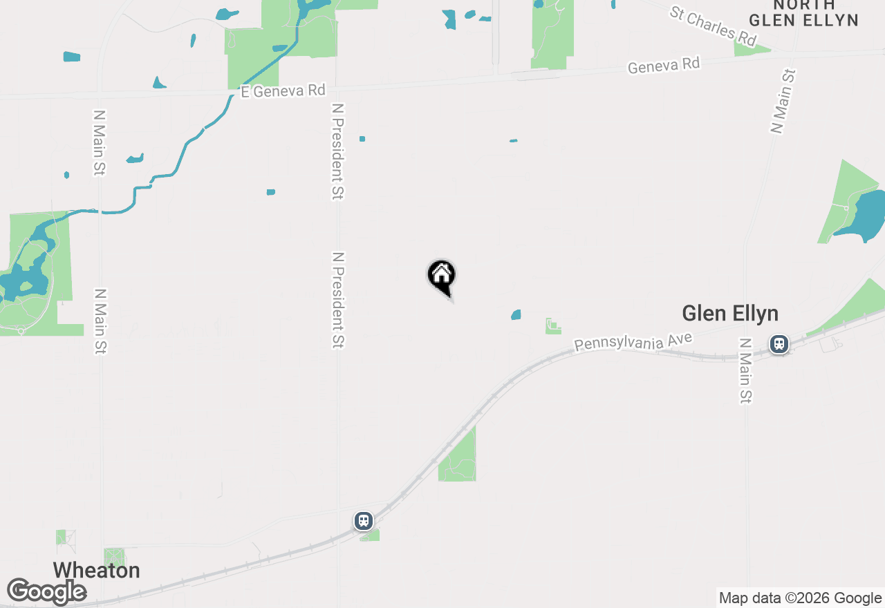 Map of 1506 Wakeman Avenue, Wheaton, IL 60187
