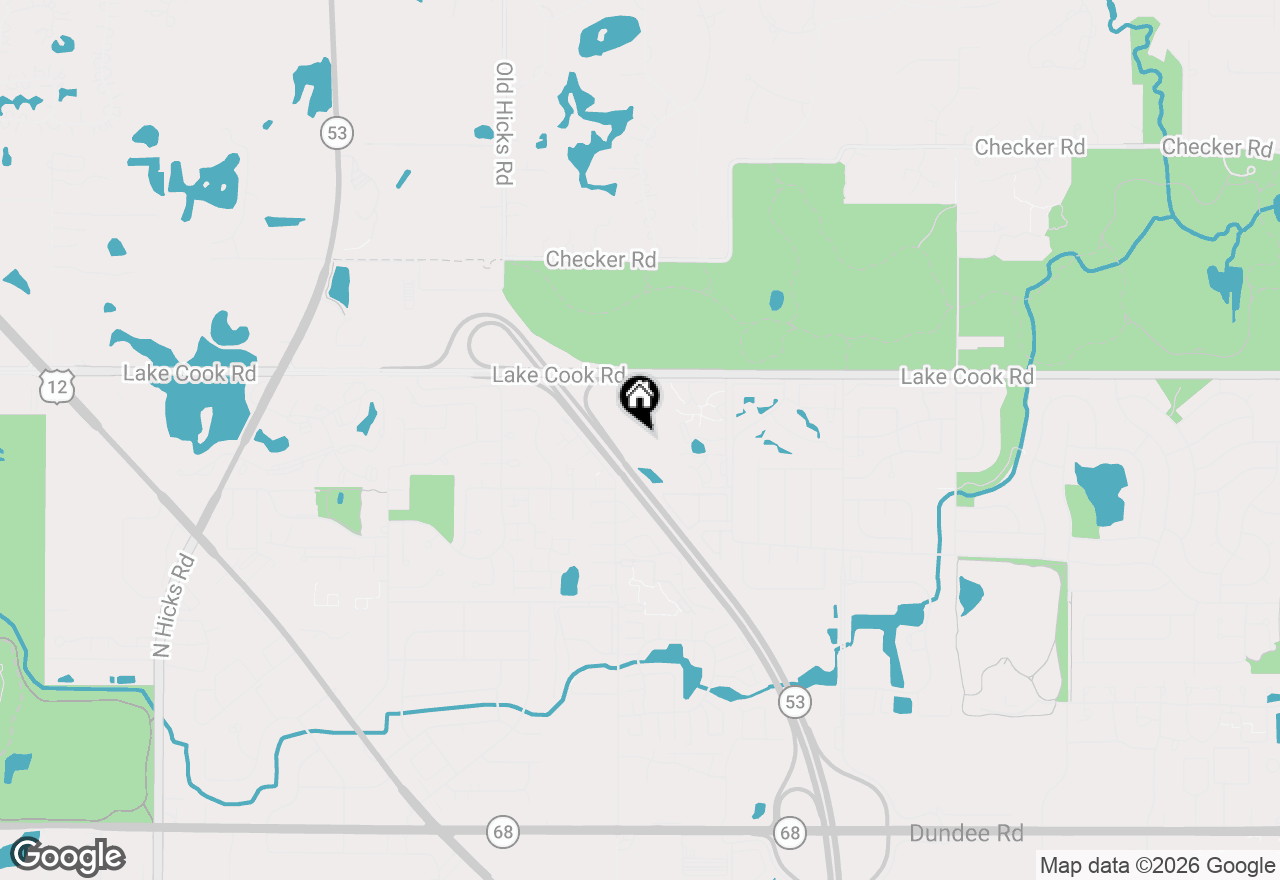 Map of 2413 Randall Lane #3B, Arlington Heights, IL 60004