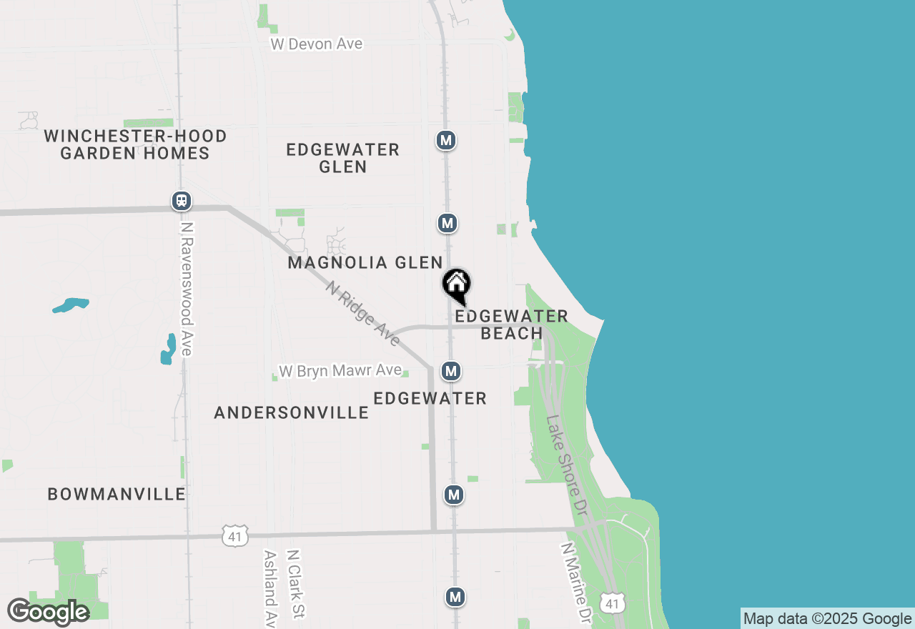 Map of 5718 N Winthrop Avenue #602, Chicago, IL 60660