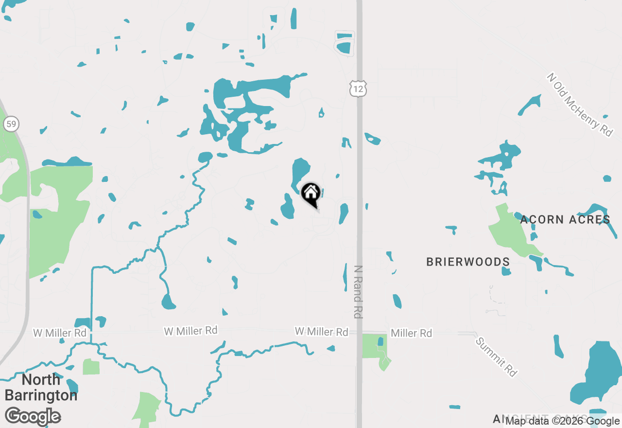 Map of 100 Clubhouse Drive, North Barrington, IL 60010