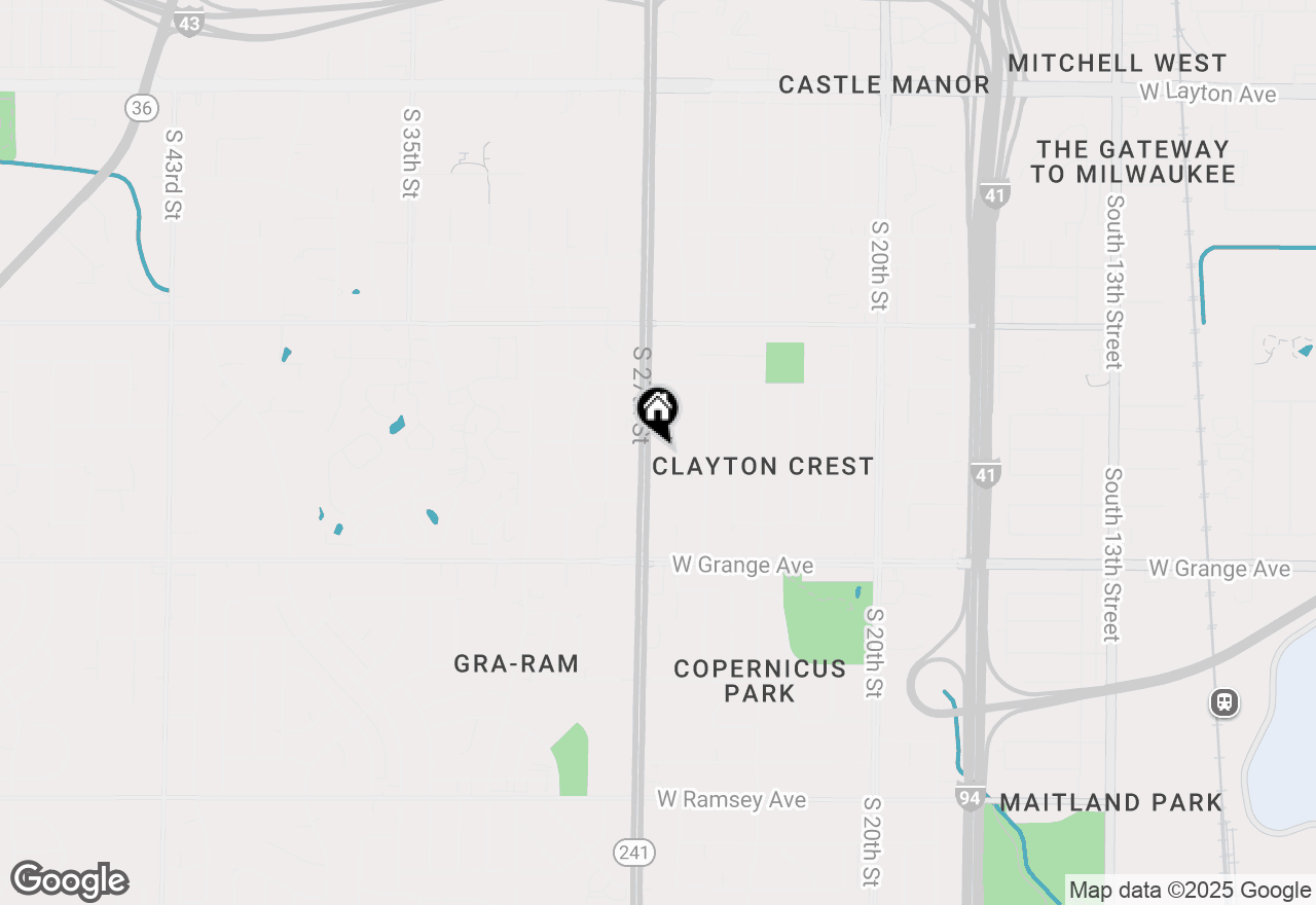 Map of 5306 S 27th St, Milwaukee, WI 53221