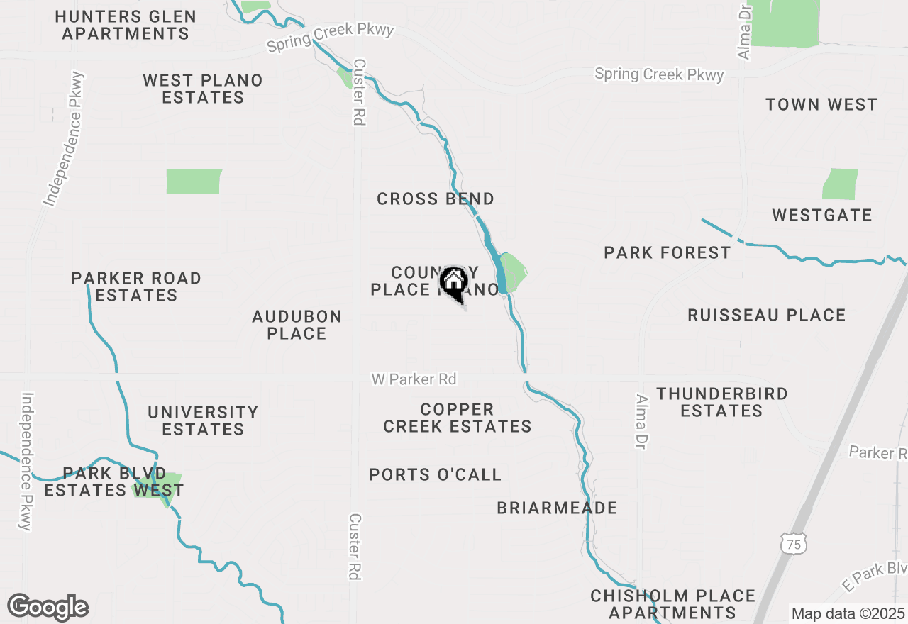 Map of 1700 Treehouse Lane, Plano, TX 75023