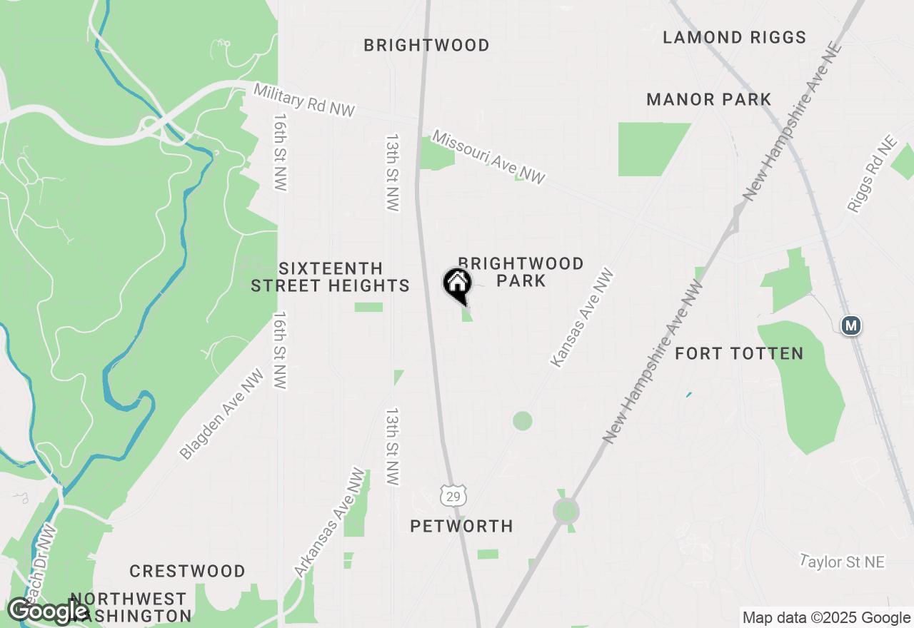 Map of 5110 9th Street Nw, Washington, DC 20011