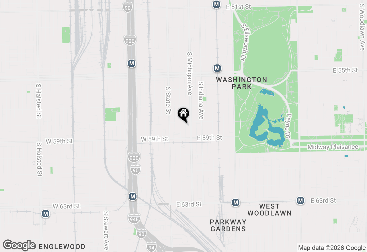 Map of 5813 S Wabash Avenue, Chicago, IL 60637