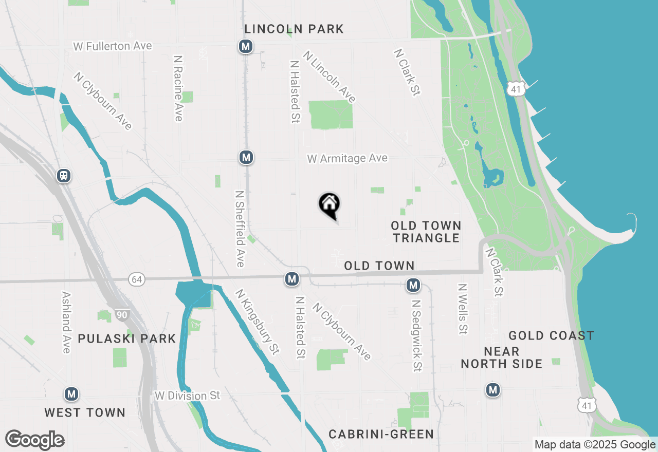 Map of 658 W Willow Street, Chicago, IL 60614