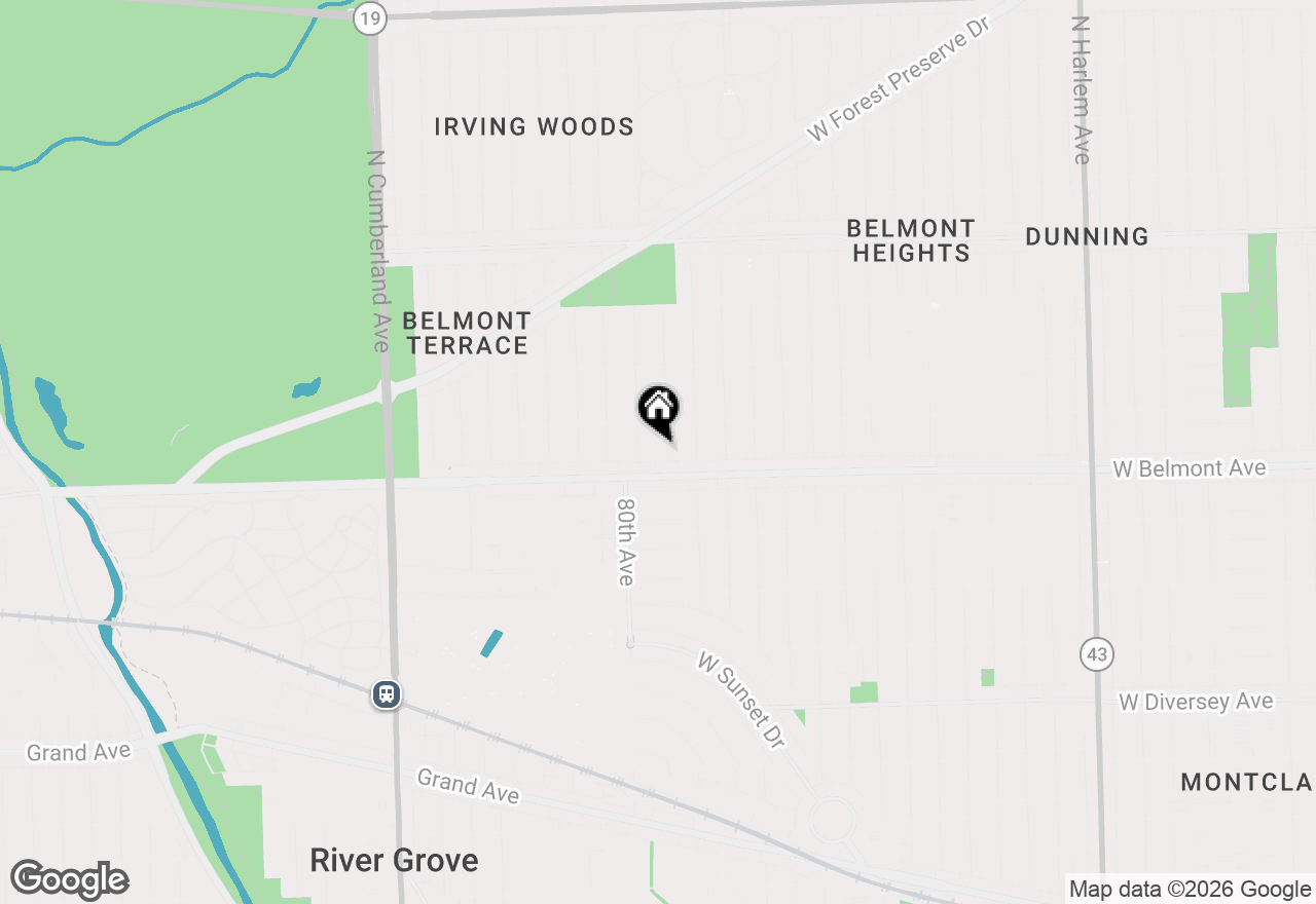 Map of 3223 N Osage Avenue, Chicago, IL 60634