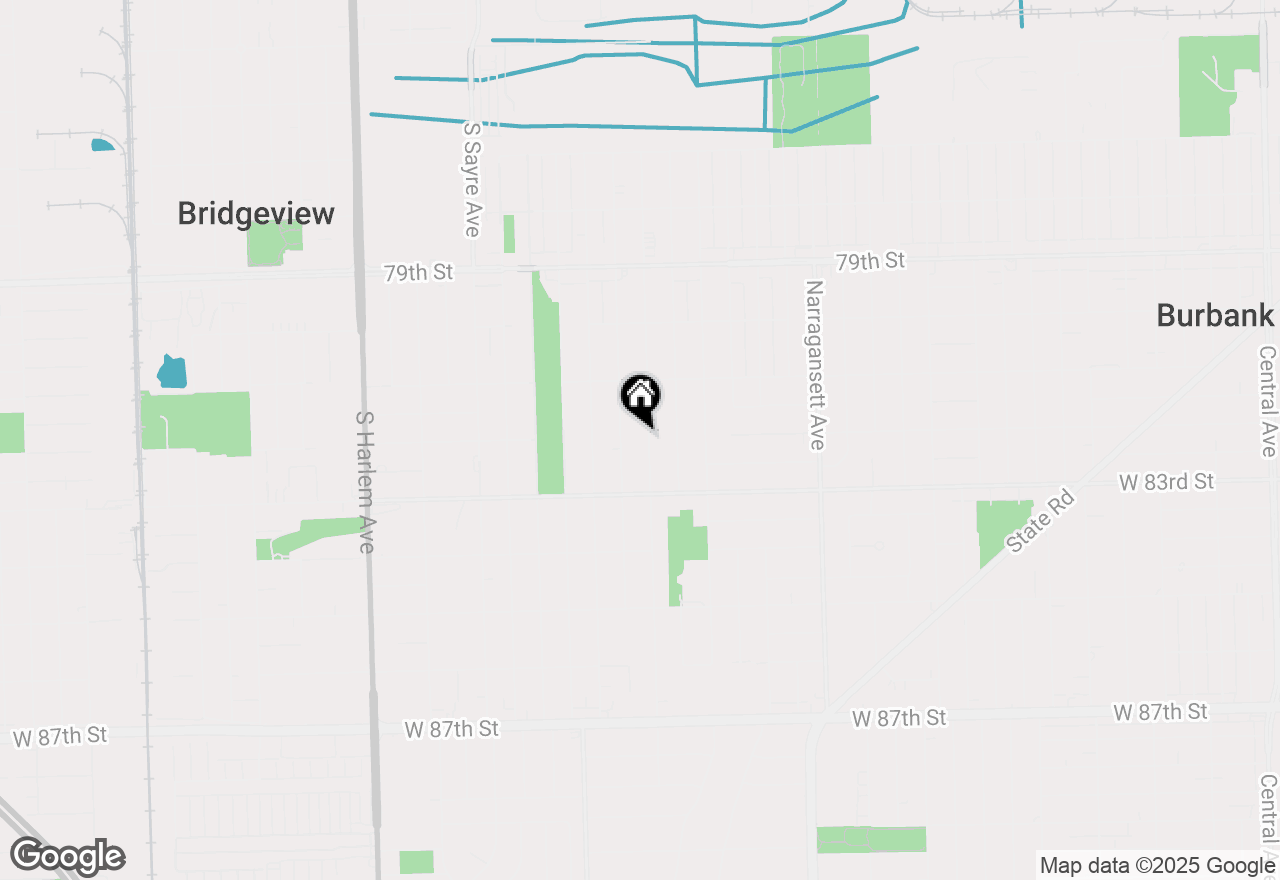 Map of 8200 S Normandy Avenue, Burbank, IL 60459