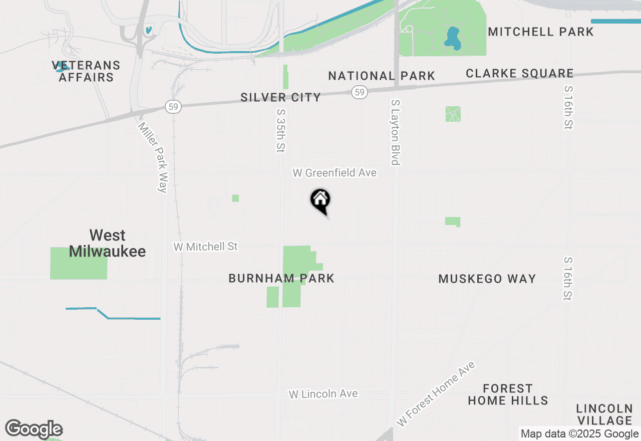 Map of 3211 W Lapham St #3213, Milwaukee, WI 53215