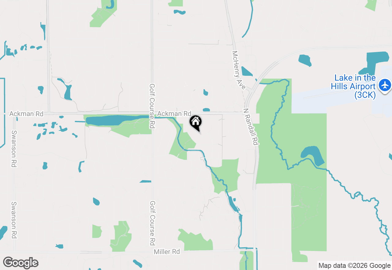 Map of 1418 Parkridge Drive, Crystal Lake, IL 60014