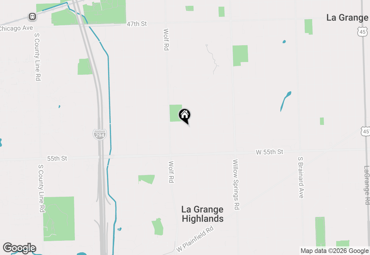 Map of 5313 Caroline Avenue, Western Springs, IL 60558