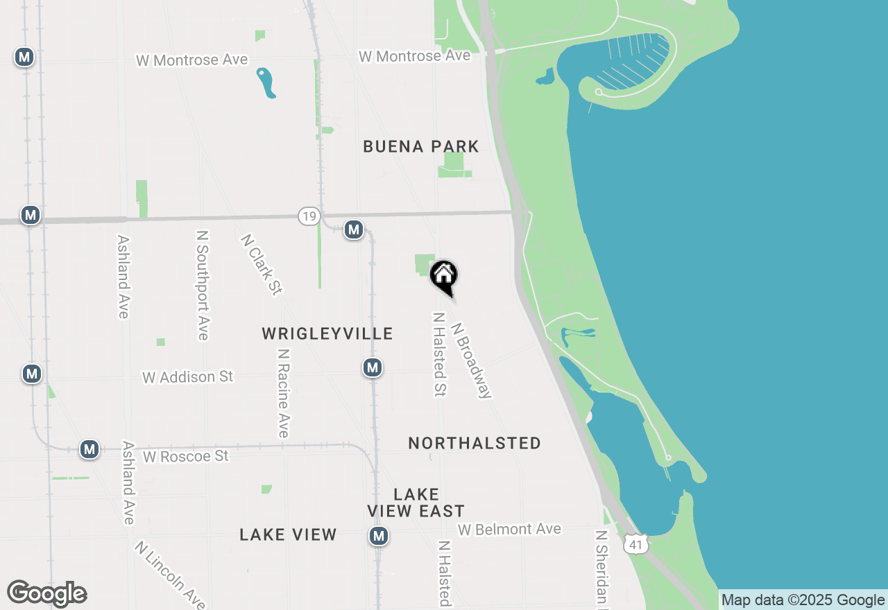 Map of 3751 N Halsted Street #213, Chicago, IL 60613