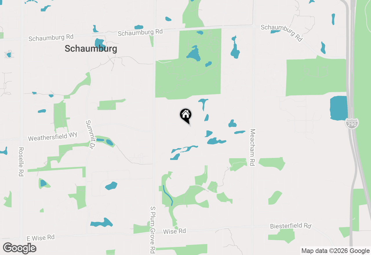 Map of 304 University Lane #A, Elk Grove Village, IL 60007