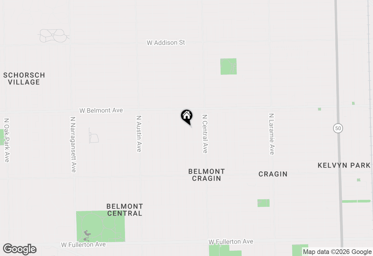 Map of 3052 N Major Avenue, Chicago, IL 60634