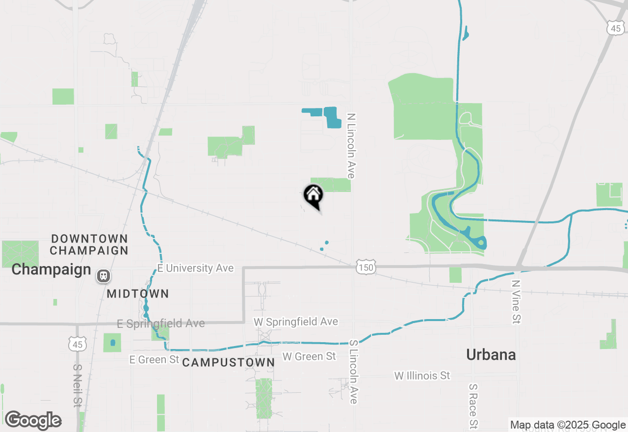 Map of (Address confidential), Urbana, Illinois 61801