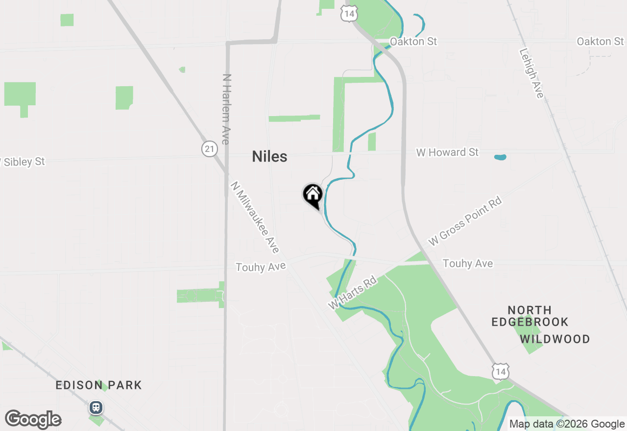 Map of 6909 W Niles Terrace, Niles, IL 60714